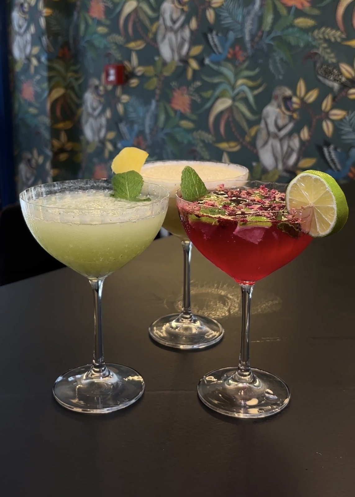 Seleção de cocktails artesanais do Kohima