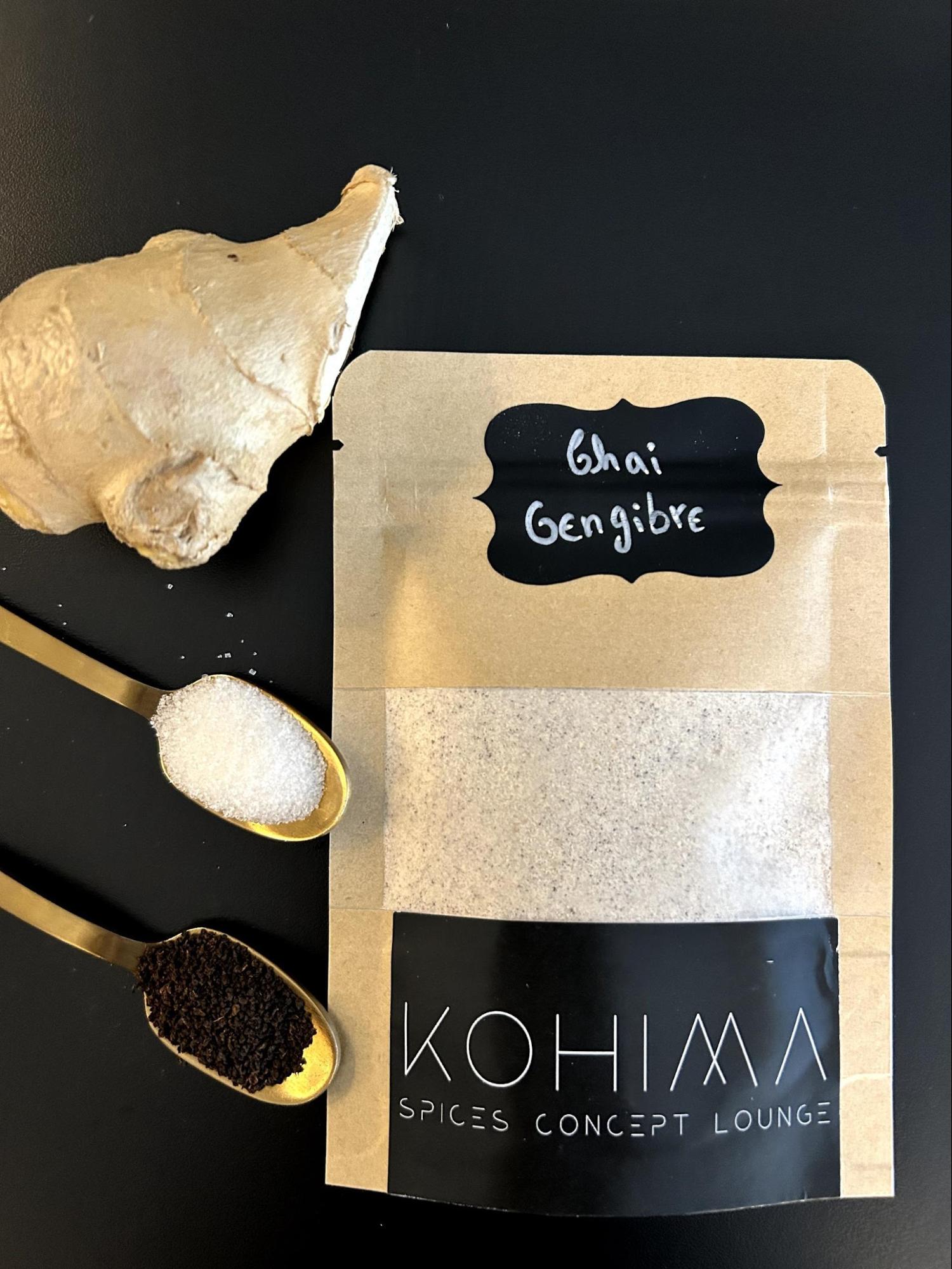 Chai gengibre em po
